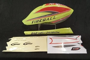 Goblin FG Canopy Fireball Yellow | H0935-S | Sab Heli Division - Picture 1 of 12