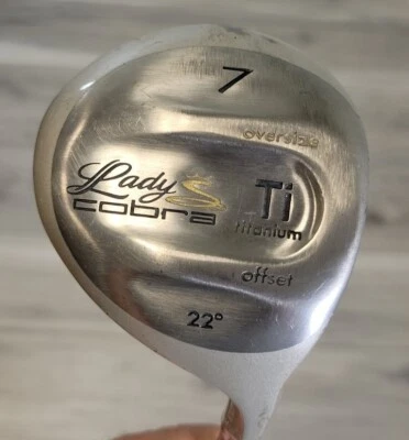 King Cobra #7 Wood Oversize Ti Offset 22° RH Graphite Shaft Ladies-Flex - Image 1 of 4