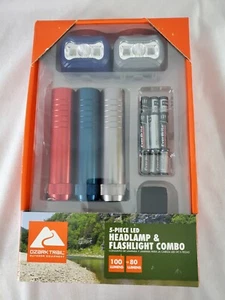 Ozark Trail 5-Piece LED Headlamp & Flashlight Combo - NEW & FREE SHIPPING - Picture 1 of 4
