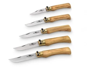 Antonini Knives Taschenmesser Old Bear Klassmesser Outdoormesser Olivenholz - Bild 1 von 4