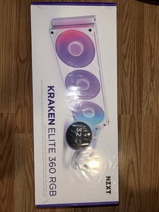 NZXT Kraken Elite 360 RGB V2 (2024) WHITE SEALED (RL-KR36E-W2) - Photo 1/2