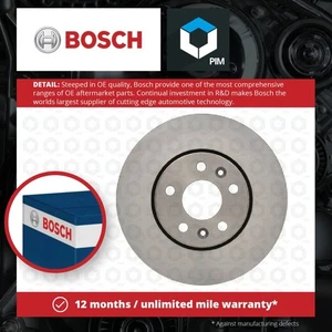 2x Brake Discs Pair Vented fits OPEL VIVARO B 1.6D Front 14 to 19 296mm Set New - Picture 1 of 6