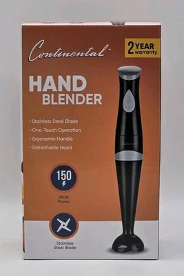 Continental Electric Single Speed Immersion Blender 150W Hand Mixer Black  - Image 1 of 4