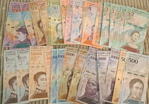 Gran Lote de Billetes de Venezuela - Imagen 1 de 4