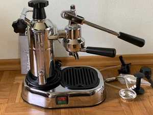 LA PAVONI Europiccola Lusso Espressomaschine aus 1995 silber - WIE NEU! - Bild 1 von 12
