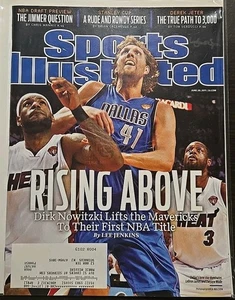 Sports Illustrated June 20, 2011: Dirk Nowitzki lifts the Mavericks Cover - Picture 1 of 1