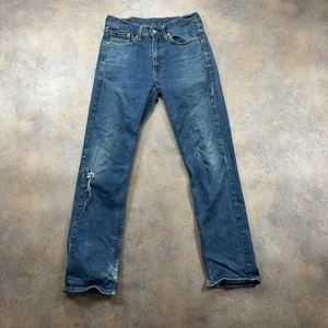 Levi's 514 Jeans Blau Herren (30 Inch Waist) (29 Inch Leg) Regular Fit Distressed  - Bild 1 von 13