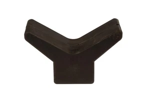 Tope de arco de goma universal, negro, 3" X 3" (11201-1) - Imagen 1 de 4