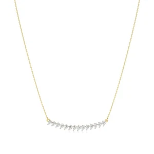 Women's 1.85Ct Pear Cut IGI Certified Lab Grown Diamond Pendant 14k Yellow Gold - Picture 1 of 14