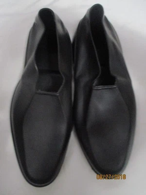 Totes Mens Geometric Rubber Slip On Black Large 9.5-11 Over Shoe Worn Once - Image 1 of 3