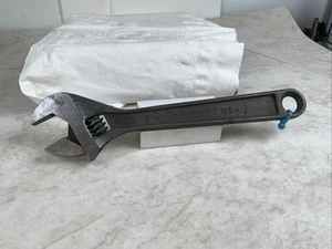 Crescent Tool Co., 8 Zoll Verstellbarer Schraubenschlüssel, "Crestoloy", hergestellt in den USA blaues Etikett - Bild 1 von 9