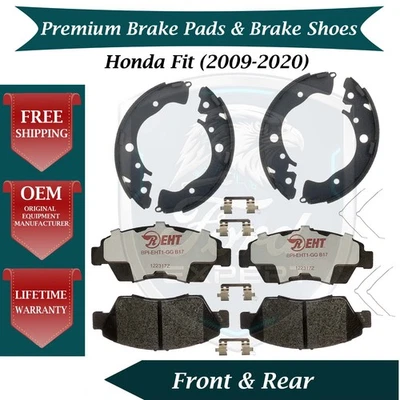 Nuevas almohadillas delanteras y zapatas traseras OE para Honda FIT 2009-2020 agotadas garantía de 9 años Foto 1 de 4
