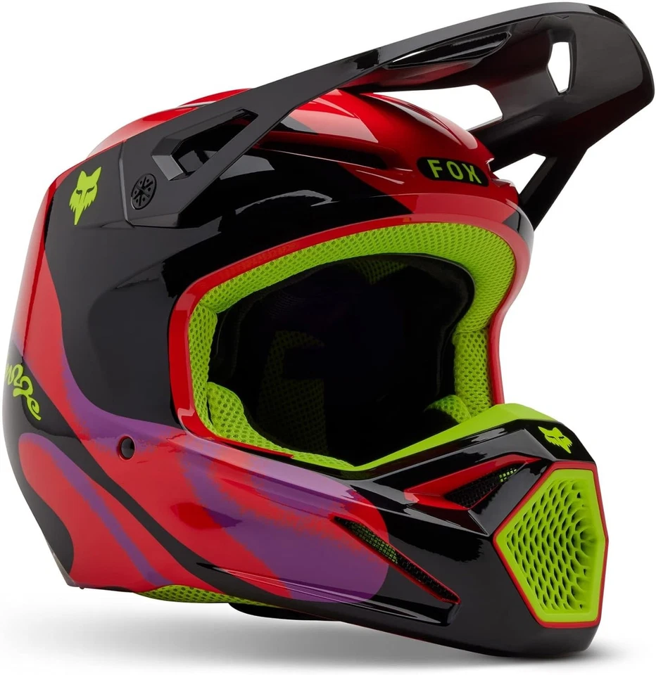 Fox Racing V1 Emotion MX/ATV/UTV/MTB Helmet - Image 1 of 1