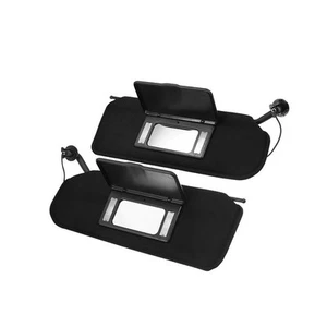 NEW for 1997-2004 Chevrolet Corvette Sun Visor Pair (Black - Lighted) - Picture 1 of 9