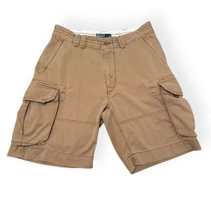 Polo Ralph Lauren Classic Fit Cargo Shorts 9 In Tan Men's Size 34 - Picture 1 of 8