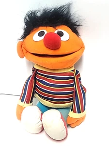 Vintage 1986 Sesamstraße Ernie Handpuppe Playskool 10 Zoll - Bild 1 von 11