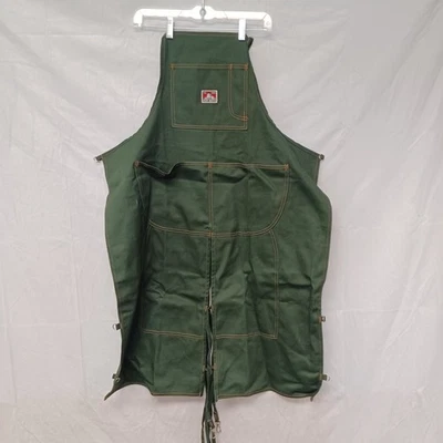 Ben Davis Machinist Apron Olive Green Chaps One Size With All Straps W/Logo - Image 1 of 4