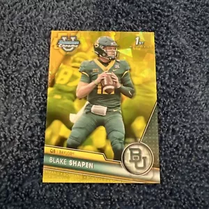 2023 Bowman Chrome U Sapphire #84 Blake Shapen Yellow Refractor #/75 Baylor 1st - Picture 1 of 2