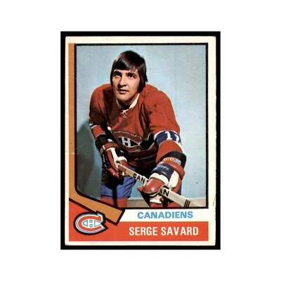 1974 O-Pee-Chee Serge Savard Montreal Canadiens #53 - Image 1 of 3