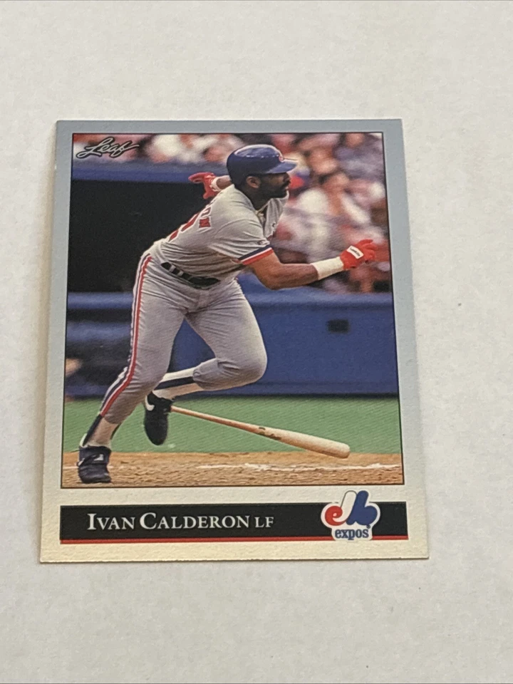 1992 Leaf - #283 Ivan Calderon Montreal Expos - Image 1 of 1