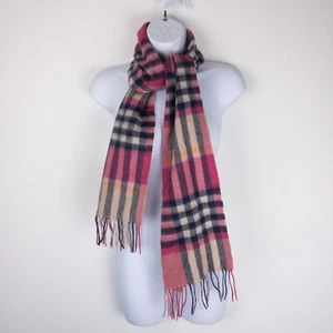 Ballantrae Edinburgh Scarf Womens Multicolor 100% Lambs Wool Tartan Plaid - Picture 1 of 5