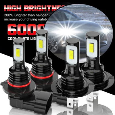 Kit combinado de bombillas LED de haz alto bajo para Lincoln Town Car 2003-2011 Foto 1 de 4