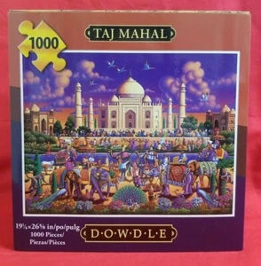 Dowdle Puzzle, Taj Mahal 1000 Pieces Puzzle 19 1/2" x 26 5/8" **New** - Picture 1 of 5