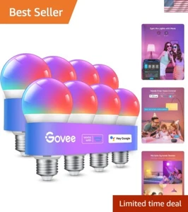 Smart Light Bulbs, WiFi Bluetooth Color Changing Light Bulbs, Music Sync, 54 ... - Picture 1 of 9