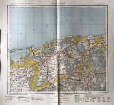 Topograph. Karte des Deutschen Reiches 15 Lauenburg in Pommern, 1915, farbig