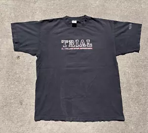 Vintage 90's Trial New Age Records Straight Edge Hardcore Band T-Shirt XL - Bild 1 von 10