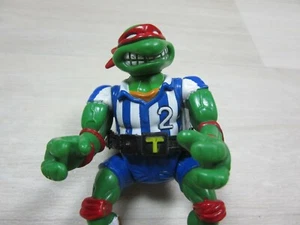 Vintage 1991 TMNT Teenage Mutant Ninja Turtles Shell Kickin Raph Action Figure - Picture 1 of 9