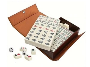 Travel Chinese Mah-jong Game Set, Mah-jong Set with 144 Tiles, Complete Mah Jong - Picture 1 of 3