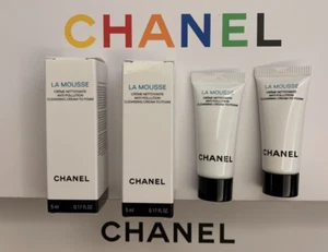 CHANEL LA Mousse Anti-Pollution Cleansing Cream-to-Foam 5ml x 2 = 10ml - Picture 1 of 8