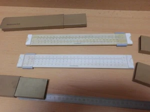 2 ältere Rechenschieber/Schulrechner, Herst. Meissner K.G, gebr. - Bild 1 von 10
