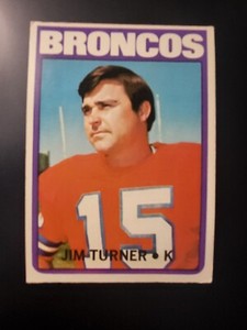1972 TOPPS Jim Turner football card #226