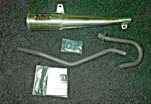 HONDA TRX250X TRX300EX TRX 250X 300EX DG RCM FULL EXHAUST SYSTEM 87-09,ALUMINUM - Picture 1 of 7