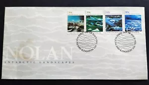 1989 Australia Antarctic Landscapes Iceberg Ocean 4v Stamps FDC (toned as shown) - Picture 1 of 3