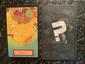 Clue 2013 Beach LOCATION CARD GAME REPLACEMENT PIECE / PART Hasbro 2013 - Picture 1 of 2
