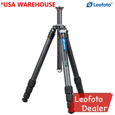Leofoto LO-284C Video Tripod Carbon Fiber Lightweight with Built-In Ball & Bag - Image 1 of 4