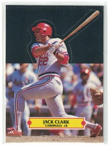 1987 DONRUSS ALL-STARS POP-UPS JACK CLARK ST. LOUIS CARDINALS #NNO
