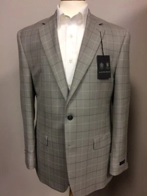 Abrigo deportivo gris ventana de Austin Reed 44R Foto 1 de 4