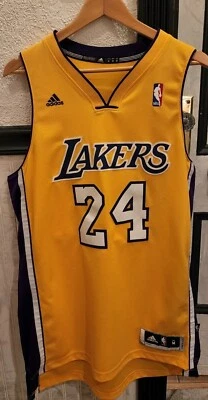 Camiseta deportiva de colección 2011 NBA Adidas Los Angeles Lakers Kobe Bryant para hombre mediana cosida 24 Foto 1 de 4