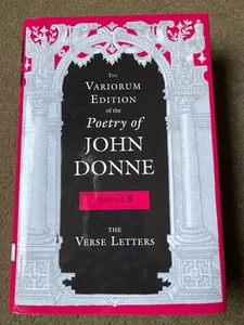 Variorum Edition: Poetry of John Donne Vol. 5: Verse Letters by  J. Johnson - Imagen 1 de 6