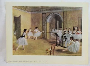 Rehersal In The Foyer of the Opera Degas The Louvre Museum Paris Print - Picture 1 of 2