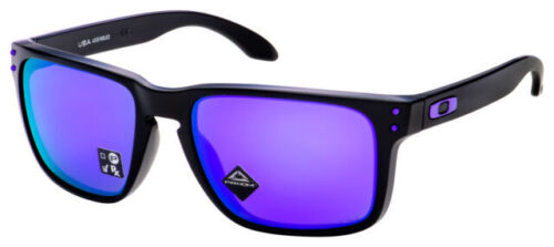 New Oakley HOLBROOK XL 9017-2059 Sunglasses Matte Black w/ Prizm Violet  Iridium