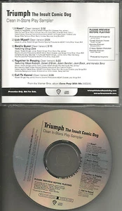 TRIUMPH The Insult Comic Dog w/ ADAM SANDLER & Jack Black PROMO Sampler DJ CD - Picture 1 of 1