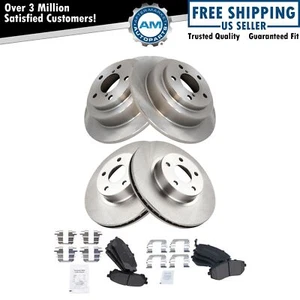 Front and Rear Brake Pad & Rotor Kit Fits 05-06 Saab 04-07 Subaru - Picture 1 of 12