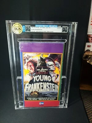 Young Frankenstein (VHS-1988) Key Video, IGS Graded 7.5-7.5 Rare  - Image 1 of 4