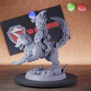 Rogue Rider Miniature Forest Halfling Mini Dungeons and Dragons DnD 5e TTRPG - Picture 1 of 8