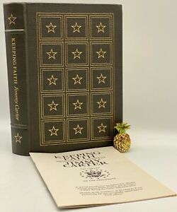 🖊SIGNED Easton Press MEMOIRS OF JIMMY CARTER Keeping Faith Collectors Edition
